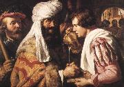 LIEVENS, Jan Pilate Washing his Hands sg painting